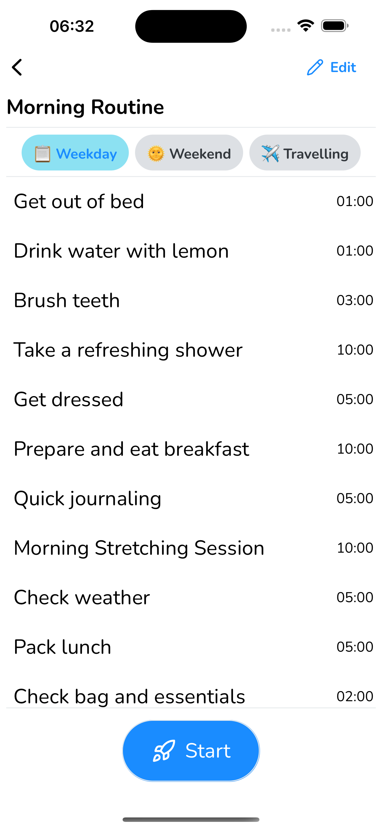 Routine Overview
